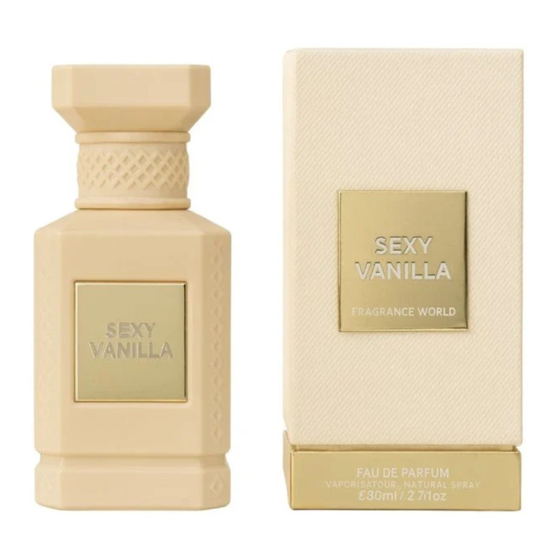 Eau de Parfum Fragrance World Sexy Vanilla - pour femme - 80ml · Smarty Paris Beauté